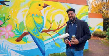 Fifamé Maxo met son talent au service des communes francilliennes.